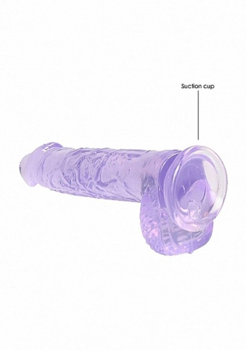 6"" / 15 cm Realistic Dildo With Balls - Purple SHOTS