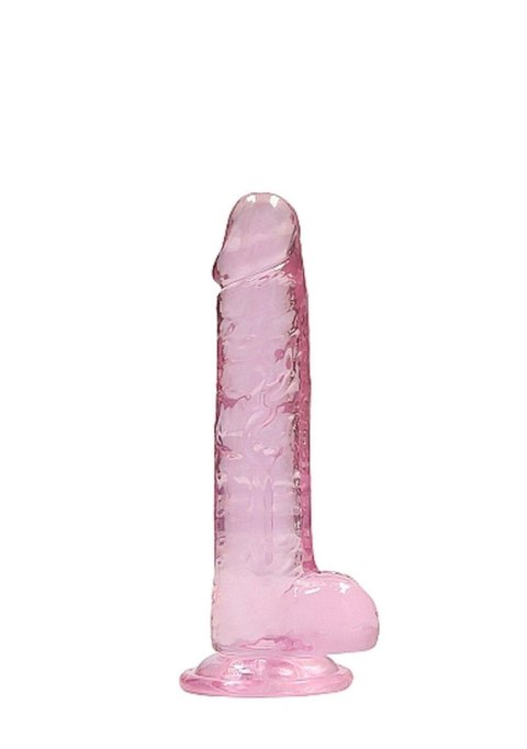 7"" / 18 cm Realistic Dildo With Balls - Pink SHOTS