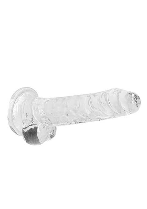 7"" / 18 cm Realistic Dildo With Balls - Transparent SHOTS