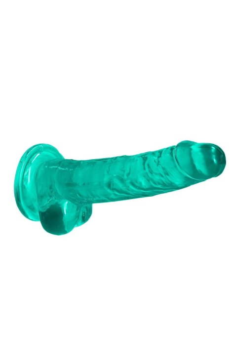 7"""" / 19 cm Realistic Dildo With Balls - Turquoise SHOTS