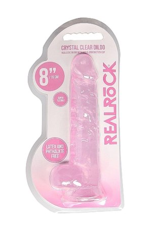 8"" / 20 cm Realistic Dildo With Balls - Pink SHOTS