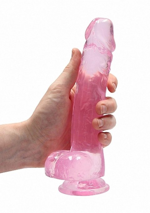 8"" / 20 cm Realistic Dildo With Balls - Pink SHOTS