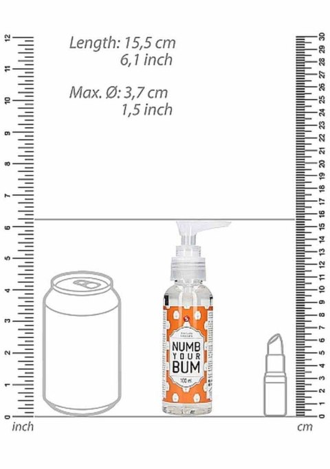 Anal Lube - Numb Your Bum - 100 ml SHOTS