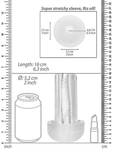 Automatic Cyber Pump with Masturbation Sleeve - Transparent SHOTS