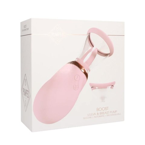 Boost - Rechargeable Vulva and Breast Pump - Pink SHOTS