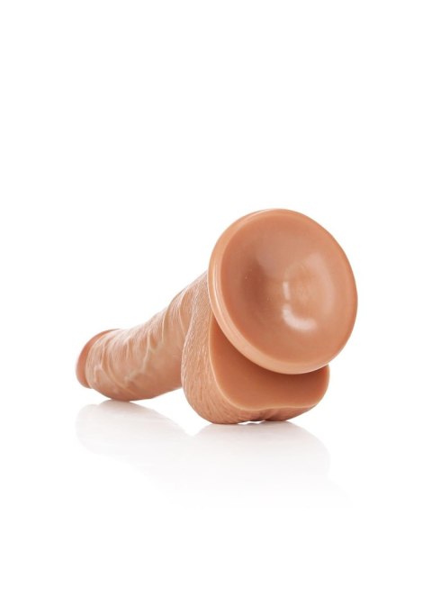 Curved Realistic Dildo Balls Suction Cup - 7""""/ 18 cm SHOTS