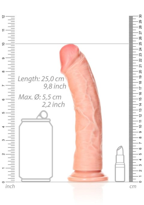 Curved Realistic Dildo with Suction Cup - 9""""/ 23 cm SHOTS