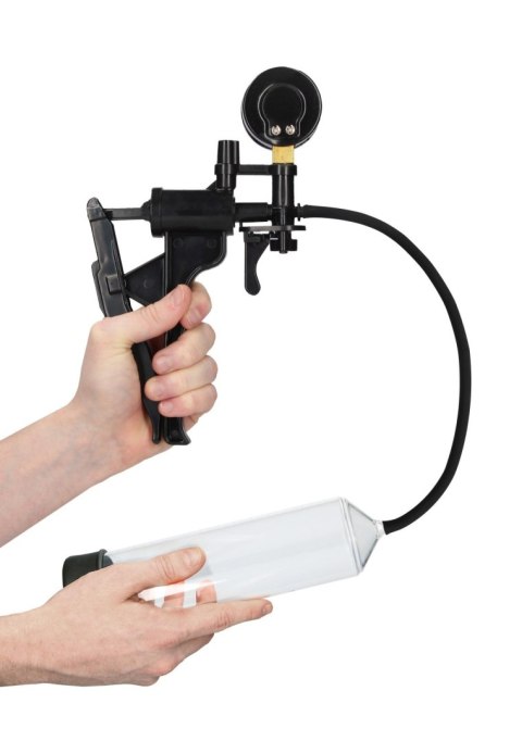 Elite Beginner Pump With PSI Gauge - Transparent SHOTS