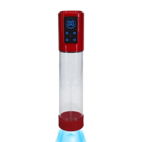 MegaLift - Automatic Waterproof Penis Pump - Metallic Red SHOTS