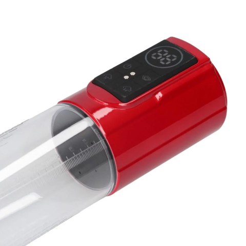 MegaLift - Automatic Waterproof Penis Pump - Metallic Red SHOTS