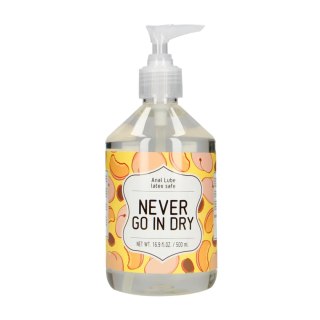 Never Go In Dry - Waterbased Anal Lubricant - 500 ml SHOTS