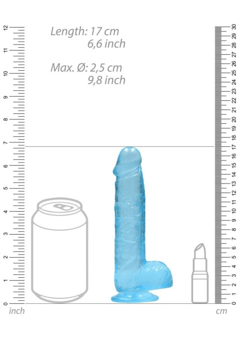 Realistic Dildo with Balls - 6""""/ 15 cm SHOTS