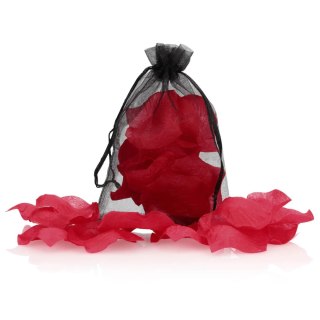 Rose Petals in Organza Bag - Wine Red SHOTS