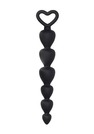 Silicone Anal Beads - Black SHOTS