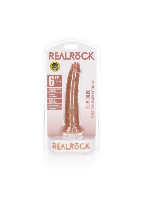 Slim Realistic Dildo with Suction Cup - 6""""/ 15,5 cm SHOTS