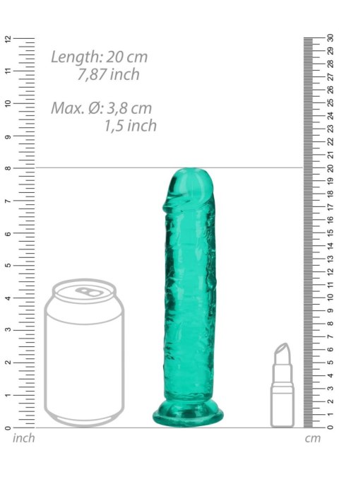 Straight Realistic Dildo with Suction Cup - 7'' / 18 SHOTS