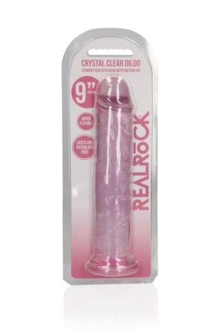 Straight Realistic Dildo with Suction Cup - 9'' / 23 SHOTS