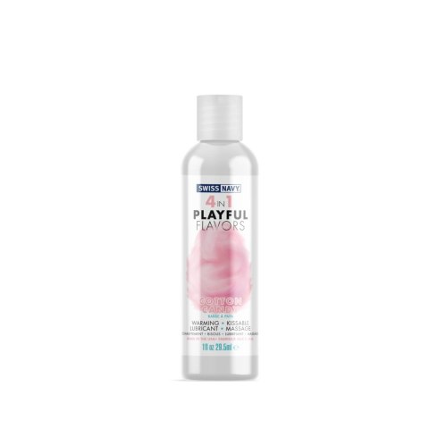 4 in 1 Lubricant with Cotton Candy Flavor - 1 fl oz / 30 ml SHOTS