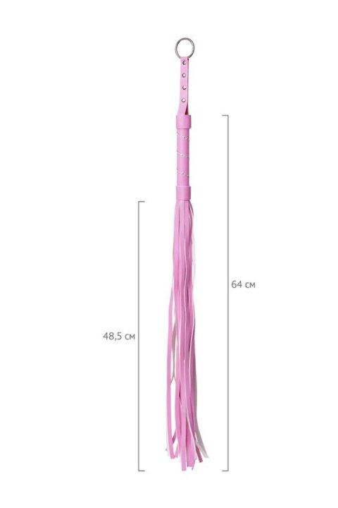 Anonymo flogger, PU leather, pink, 64 cm TOYFA - Boys of Toys Sp. z o.o. (dystrybutor)