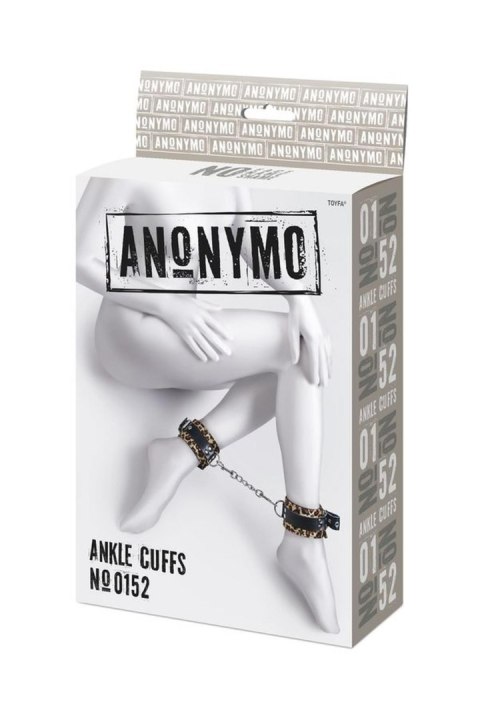 Anonymo handcuffs, PU leather, print, 27 cm TOYFA - Boys of Toys Sp. z o.o. (dystrybutor)