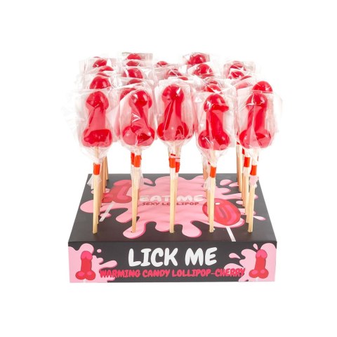 CHERRY CANDY PENIS LOLLIPOP WITH SPICY WARMING EFFECT Secret Play - FEMARVI S.L.