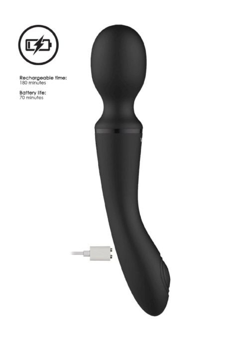 Enora - Wand & Vibrator - Black SHOTS