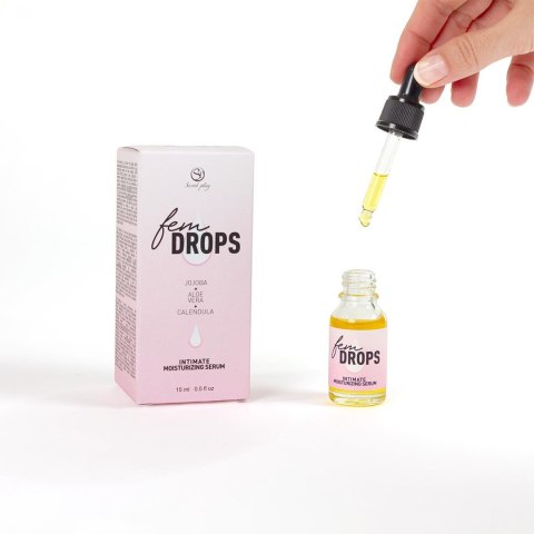 FEM DROPS INTIMATE MOISTURIZING SERUM Secret Play - FEMARVI S.L.