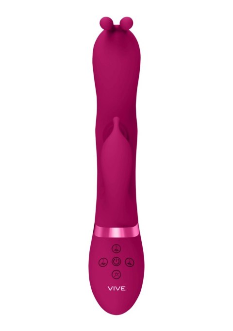 Gada - Vibrating Bunny Ear G-Spot Rabbit with Pulse Wave Shaft SHOTS