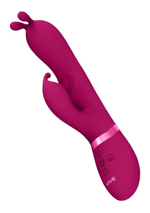 Gada - Vibrating Bunny Ear G-Spot Rabbit with Pulse Wave Shaft SHOTS