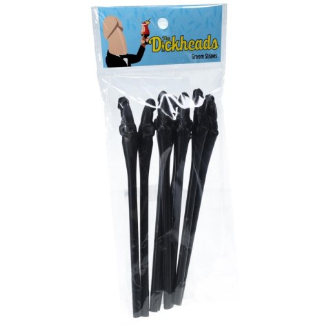 Groom Straws - Black SHOTS