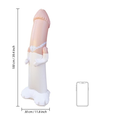Inflatable Bride Bop Bag - Flesh SHOTS