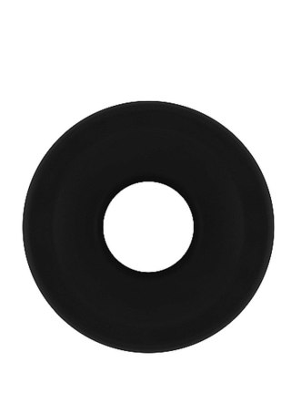 No.50 - Medium Hollow Tunnel Butt Plug - 4 Inch - Black SHOTS