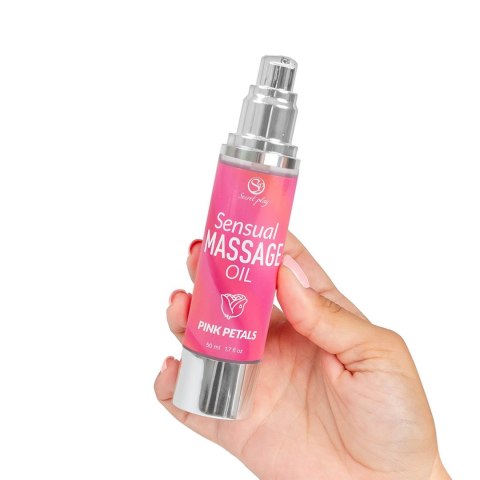 PINK PETALS MASSAGE OIL Secret Play - FEMARVI S.L.