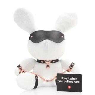 Rabbit Bondage - Velvet - Large - White SHOTS
