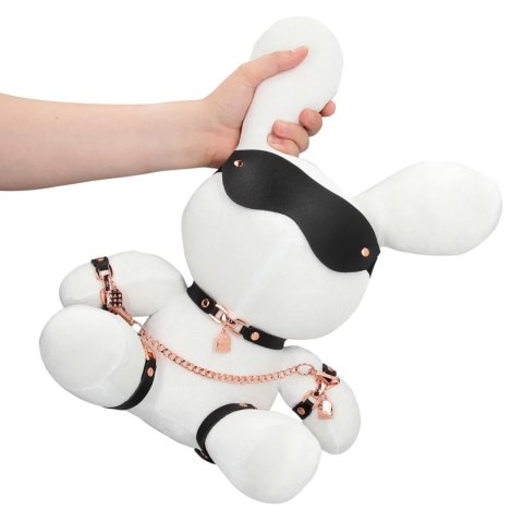 Rabbit Bondage - Velvet - Large - White SHOTS