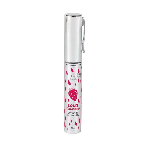 SOUR STRAWBERRY WET MOUTH ORAL SEX SPRAY Secret Play - FEMARVI S.L.