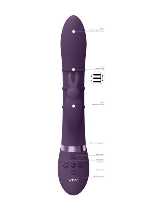Sora - Up & Down Stimulating Rings, Vibrating G-Spot Rabbit SHOTS