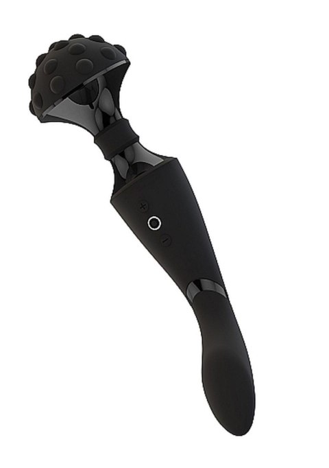 Stymulator- Shiatsu Bendable Massager Wand - Black SHOTS