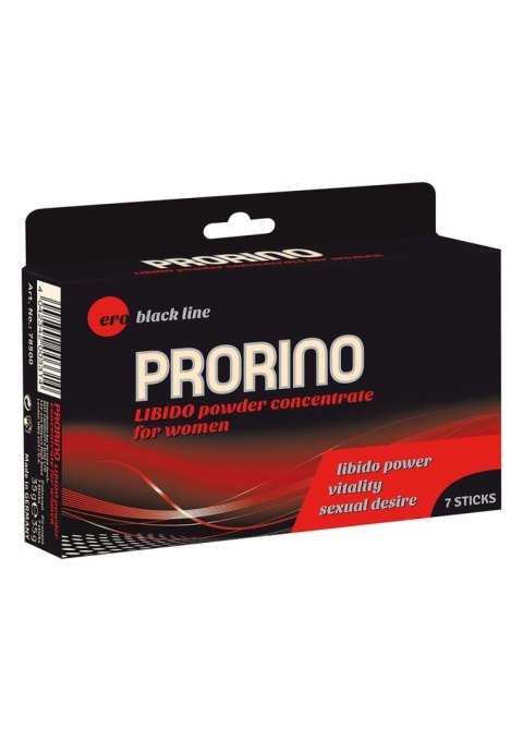Supl.diety-ERO PRORINO black line libido powder concentrate HOT Productions & Vertriebs GmbH