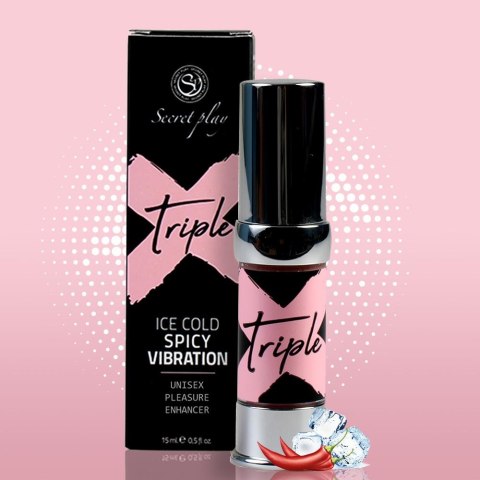 TRIPLE X - 3 IN 1 UNISEX PLEASURE ENHANCER GEL 15 ML Secret Play - FEMARVI S.L.