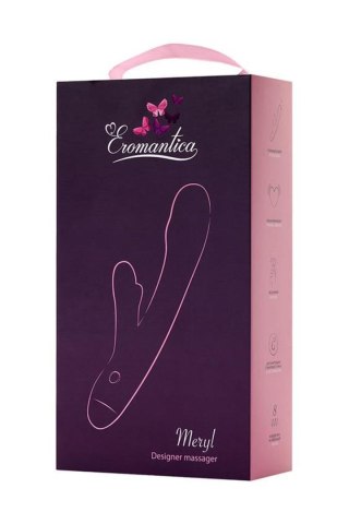 XVibromassager Eromantica MERYL, silicone, pink, 22,5 cm TOYFA - Boys of Toys Sp. z o.o. (dystrybutor)