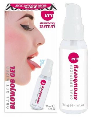 Żel/sprej-HOT Oral Optimizer Blowjob Gel Strawberry 50ml. HOT Productions & Vertriebs GmbH