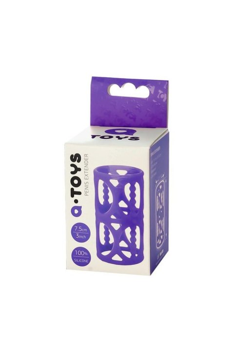 A-TOYS, Penis Sleeve, Silicone, Purple, 7.5 cm TOYFA - Boys of Toys Sp. z o.o. (dystrybutor)
