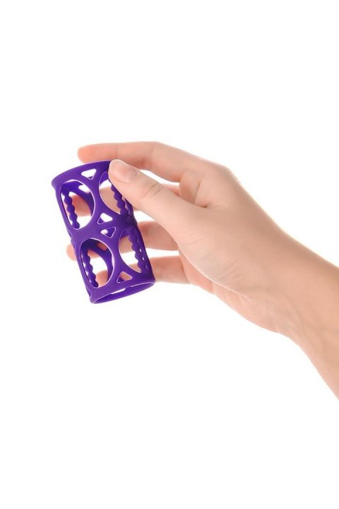 A-TOYS, Penis Sleeve, Silicone, Purple, 7.5 cm TOYFA - Boys of Toys Sp. z o.o. (dystrybutor)