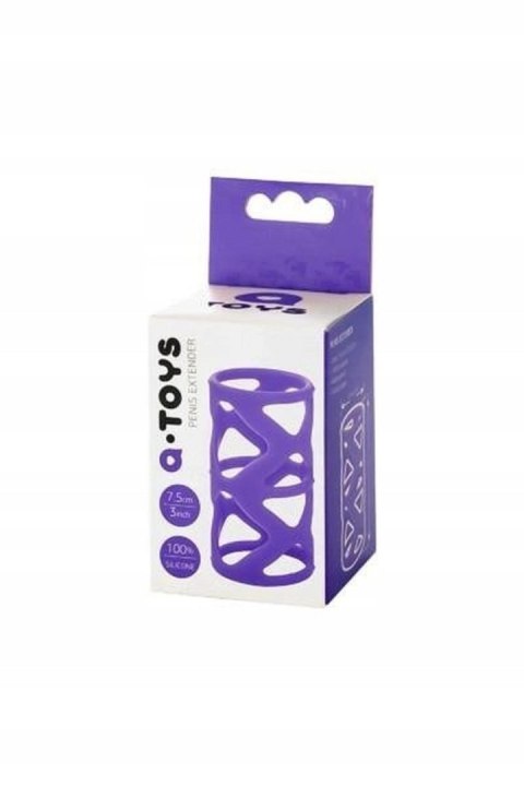 A-TOYS, Penis Sleeve, Silicone, Purple, 7.5 cm TOYFA - Boys of Toys Sp. z o.o. (dystrybutor)