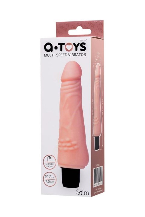 A-TOYS, Realistic Multi-Speed vibrator,, TPE, vibration modes, 15,5 cm TOYFA - Boys of Toys Sp. z o.o. (dystrybutor)