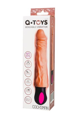 A-TOYS Realistic Vibrator with heating, TPE, 12 Modes, bendable, recharble TOYFA - Boys of Toys Sp. z o.o. (dystrybutor)