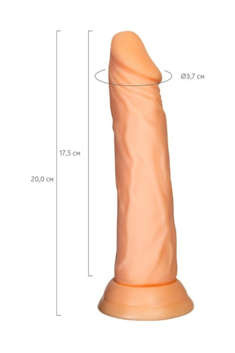 A-TOYS Realistic dildo Toon, TPE, nude, 17,5 cm TOYFA - Boys of Toys Sp. z o.o. (dystrybutor)