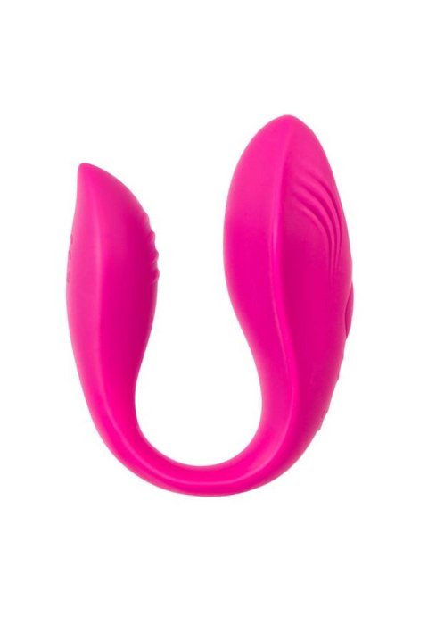 A-TOYS Vibrator for couples Cobrum, silicone, pink, 9.6 cm TOYFA - Boys of Toys Sp. z o.o. (dystrybutor)