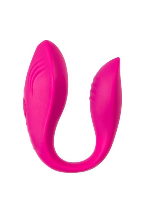 A-TOYS Vibrator for couples Cobrum, silicone, pink, 9.6 cm TOYFA - Boys of Toys Sp. z o.o. (dystrybutor)